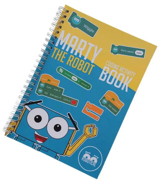Robotical MartyBlocks coding activity book - WhyMaker