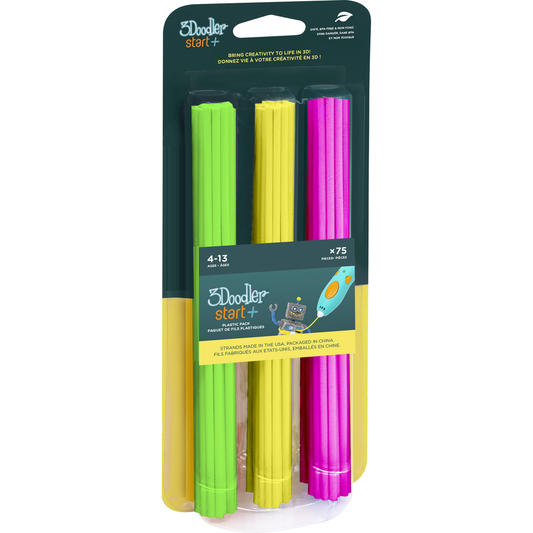 3Doodler Start+ Eco-Plastic Filament -  Neon Glow - WhyMaker