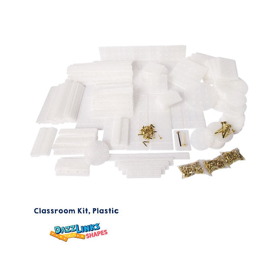 DazzLinks Shapes Classroom Kit - Plastic - WhyMaker