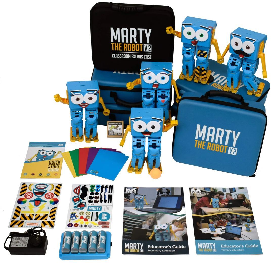 Marty the Robot V2 Class Packs with STEM extras - WhyMaker