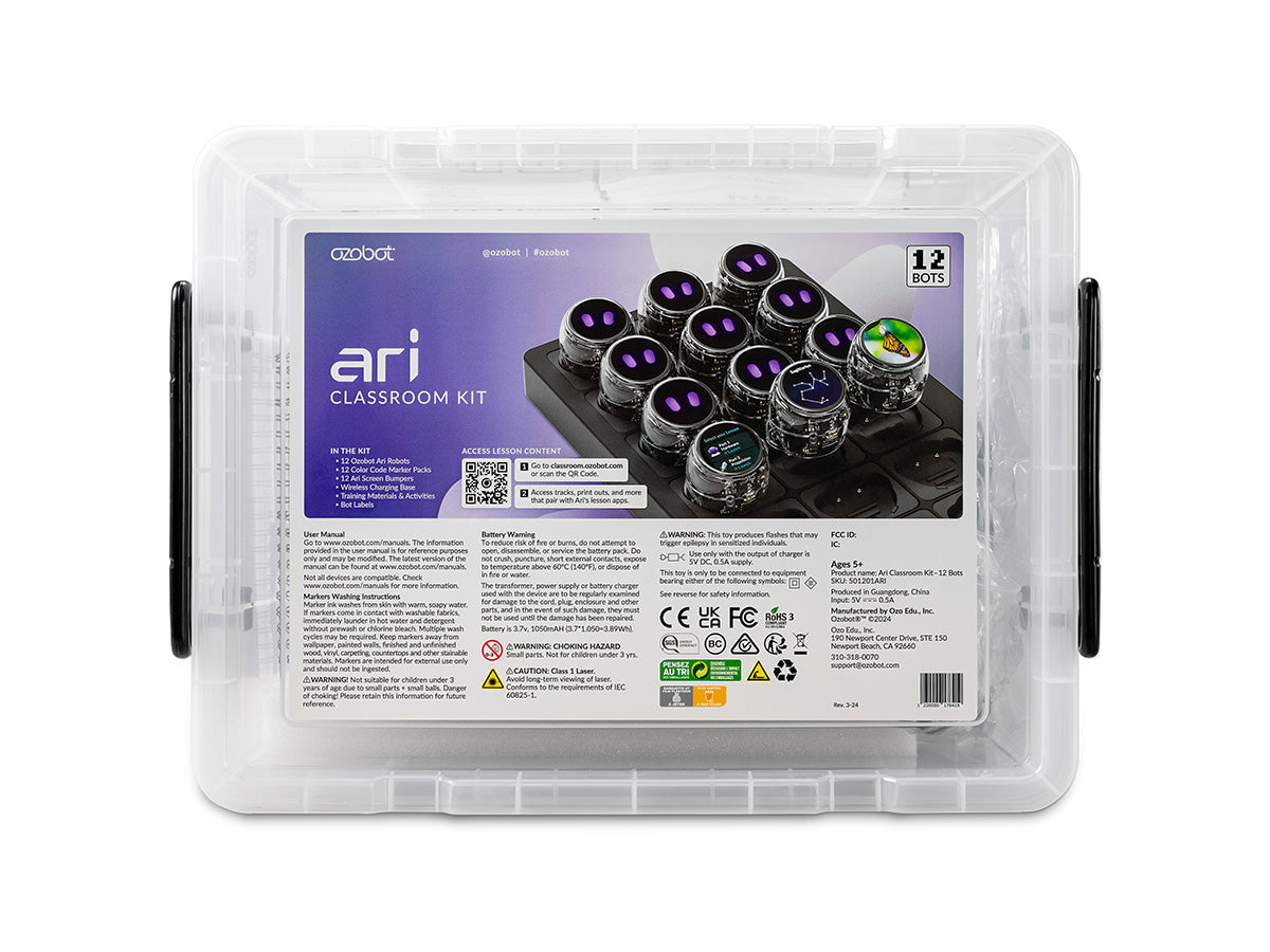 Ozobot - Ari Classroom Kit (6 robots)