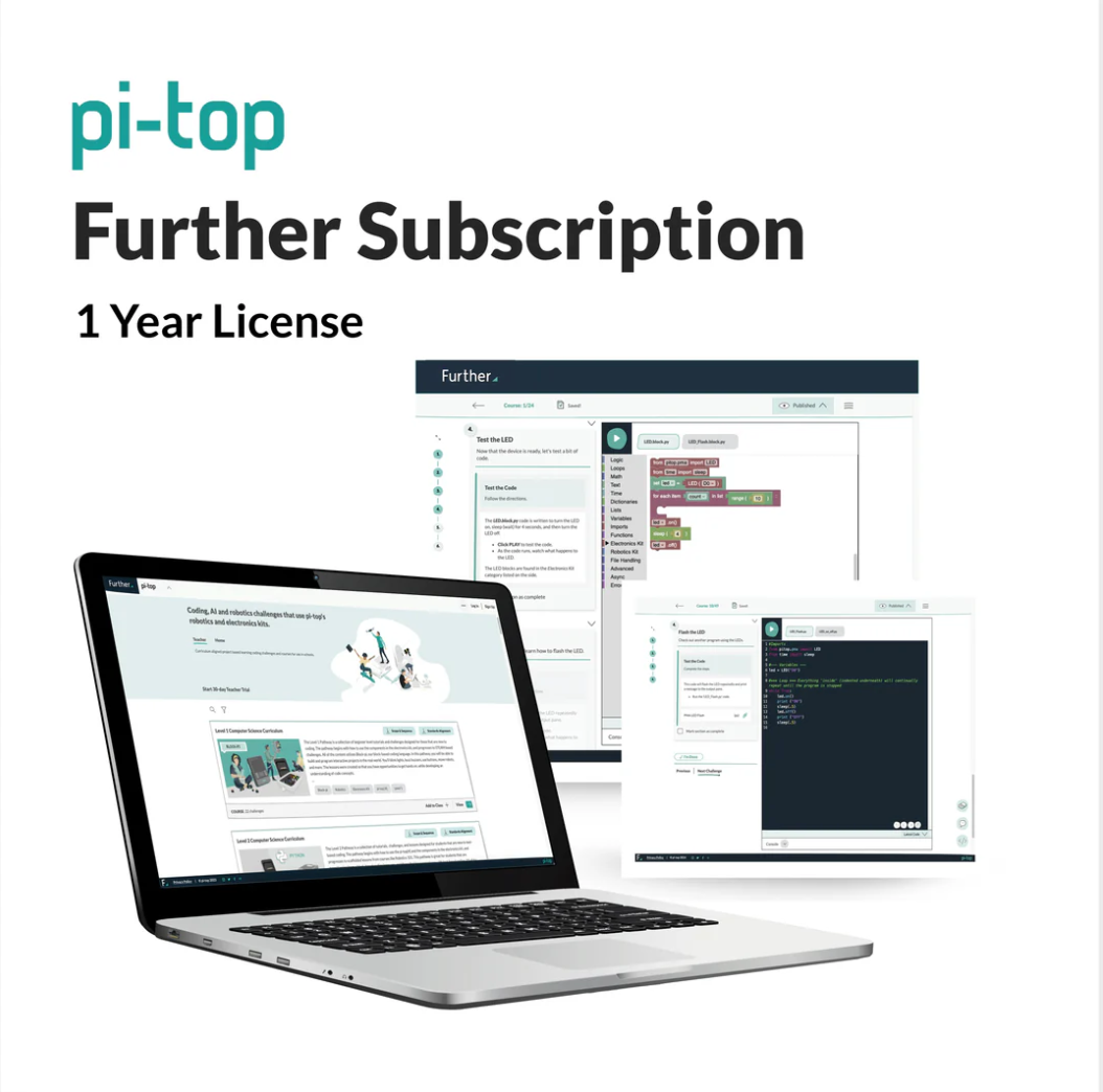 pi-top Further CS LMS 1 Year License - WhyMaker