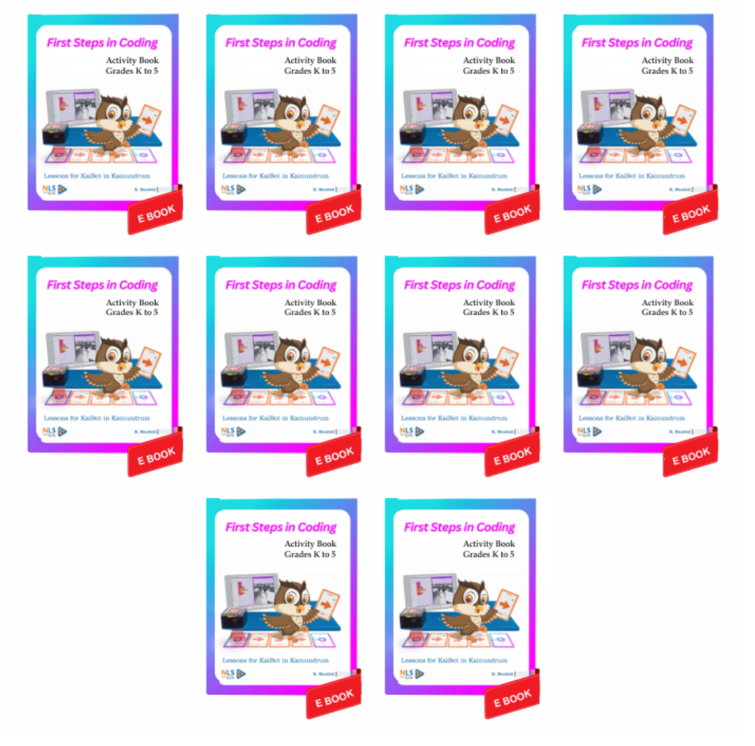 Kai's Education- First Steps in Coding Activity eBooks - 10 Pack (K to 5 ) - WhyMaker