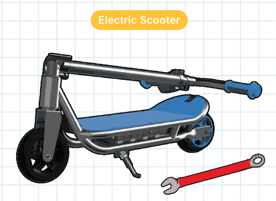 Lectec Scooter - STEM Electric Vehicle Kit - WhyMaker