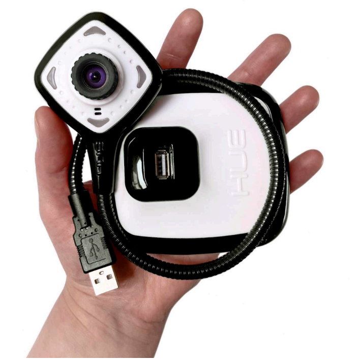 HUE HD Pro document camera (Black) + black carry case - WhyMaker