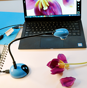 HUE HD (Blue) USB camera + blue carry case - WhyMaker