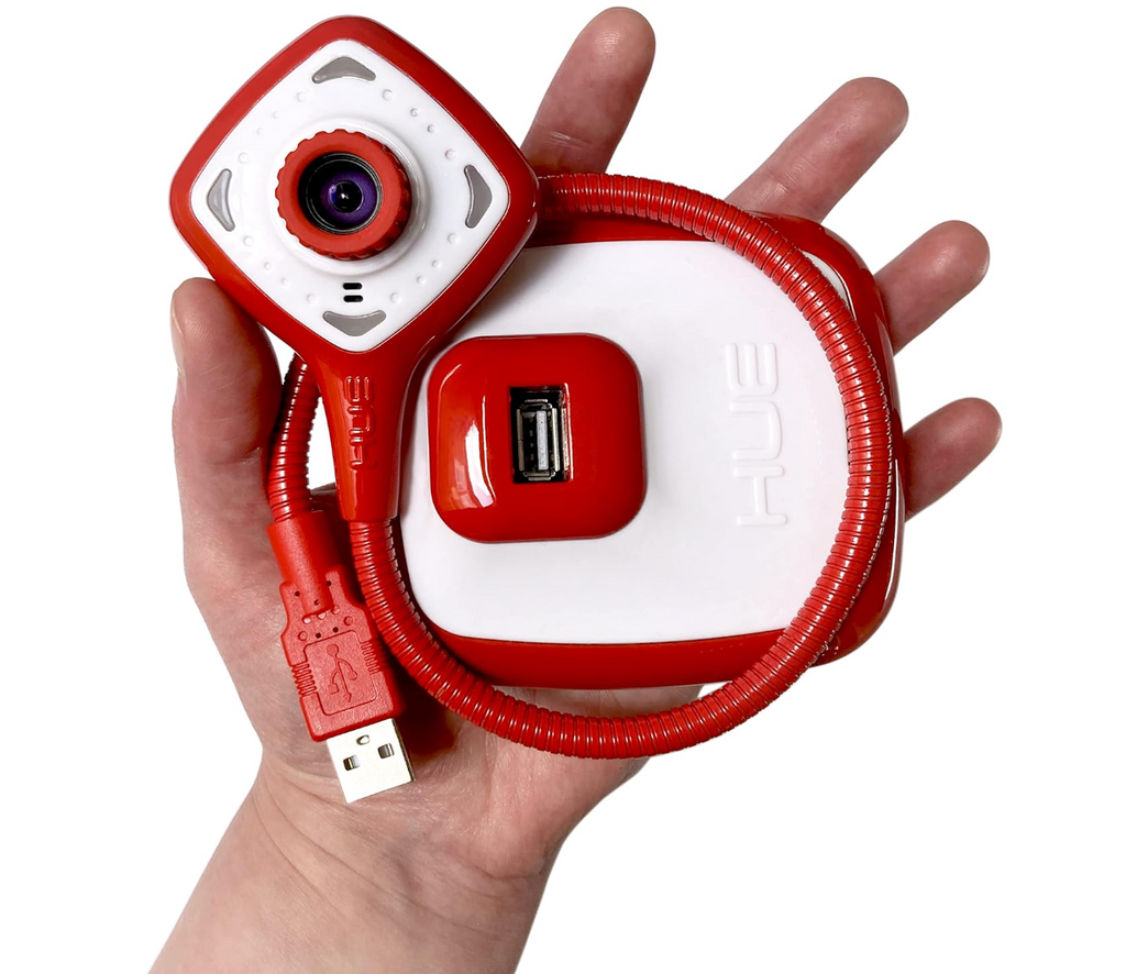 HUE HD Pro document camera (Red) + white carry case - WhyMaker
