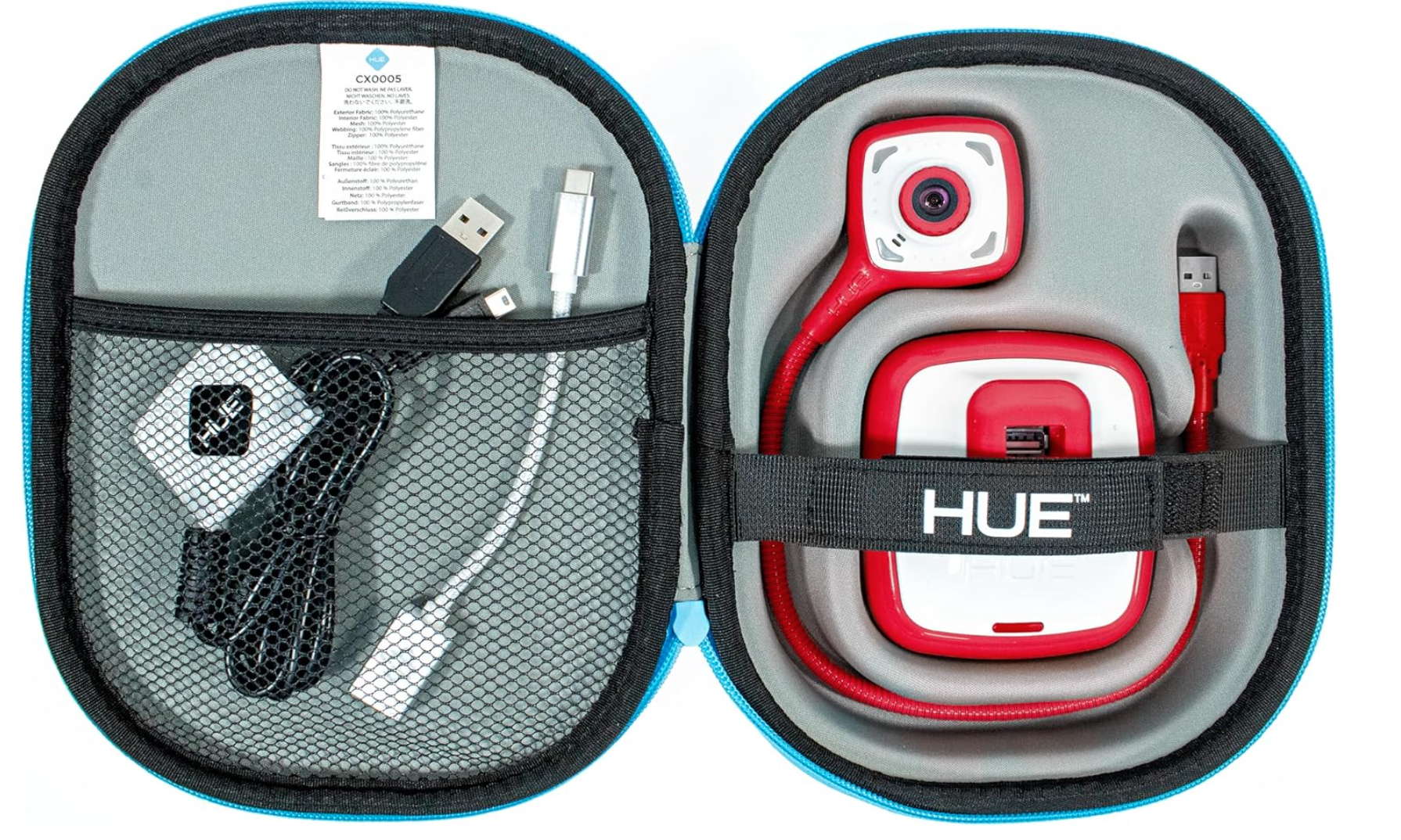 HUE HD Pro document camera (Red) + white carry case - WhyMaker