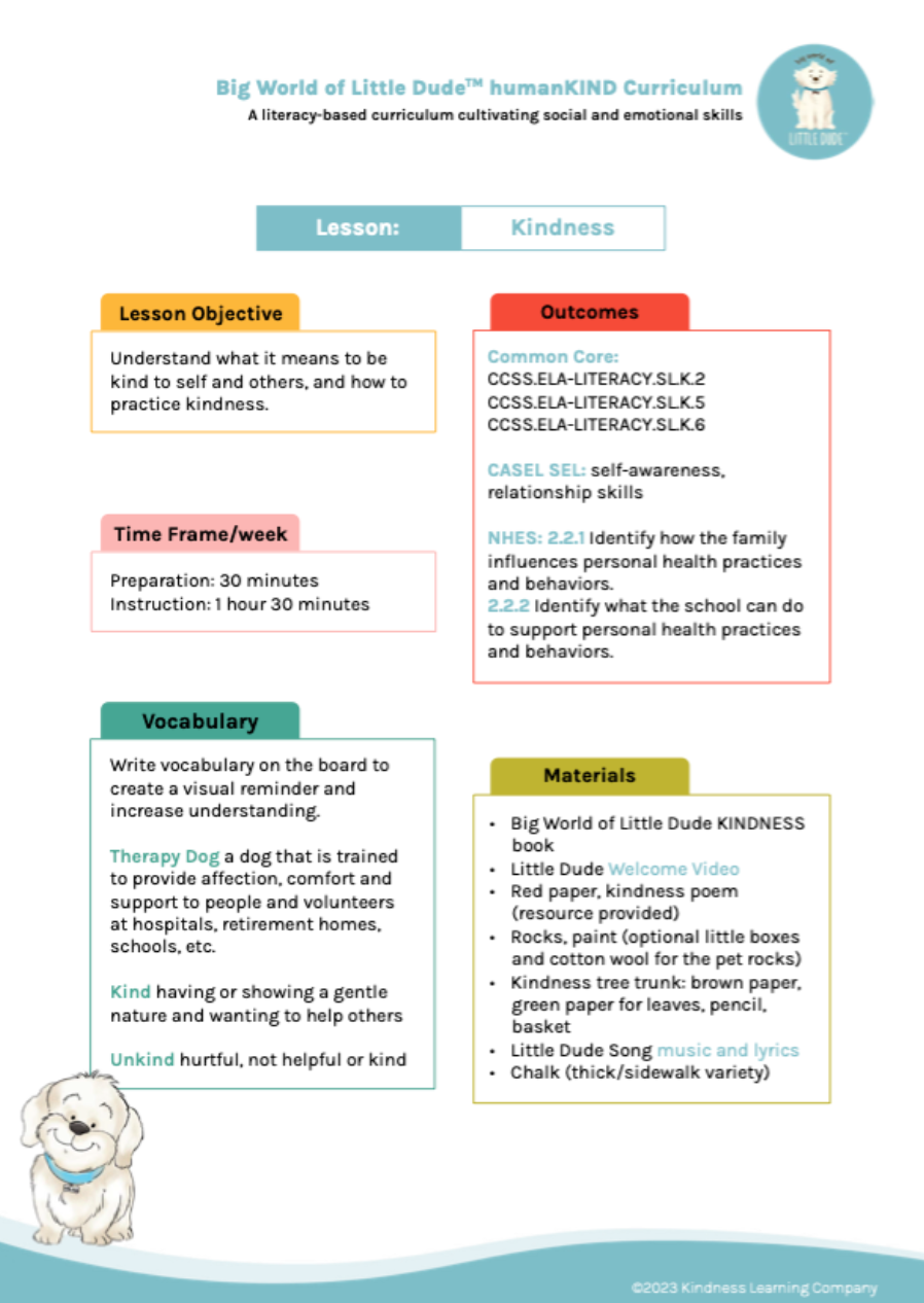 World of little dude - humanKIND Curriculum Package