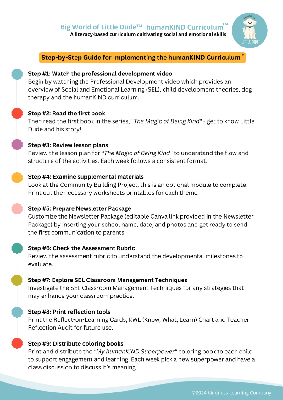 World of little dude - humanKIND Curriculum Package