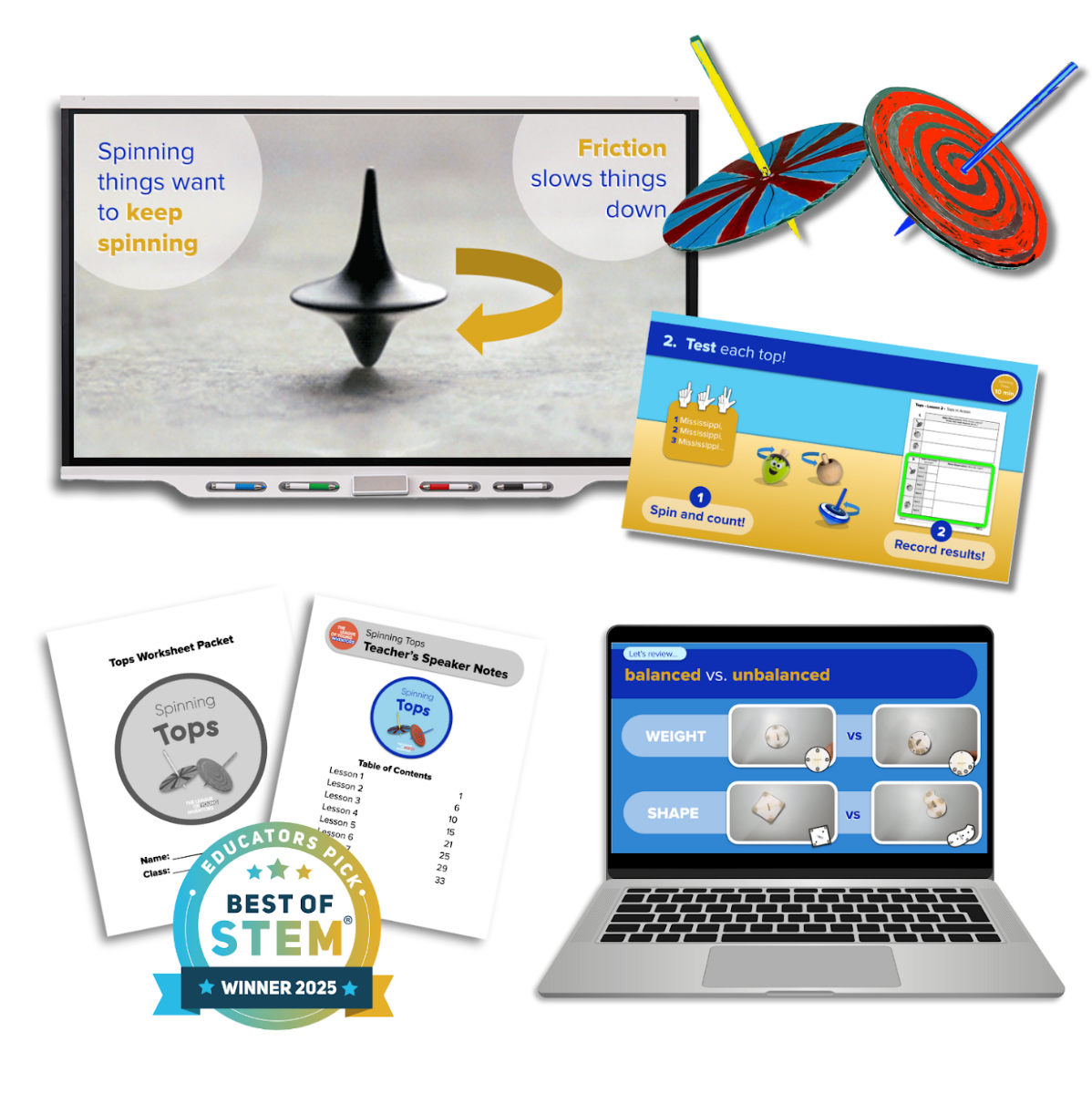 LYI - Curriculum Units - Spinning Tops (Grades 3-5)