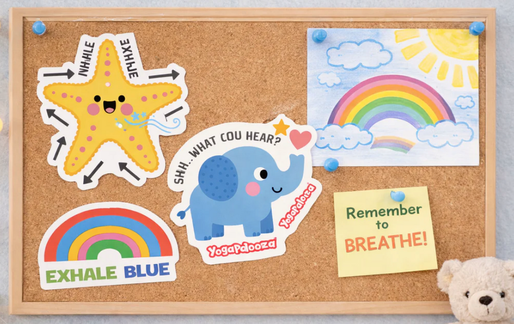 YogaPalooza - Calm Anywhere Stickers - WhyMaker