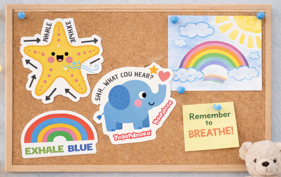 YogaPalooza - Calm Anywhere Stickers - WhyMaker