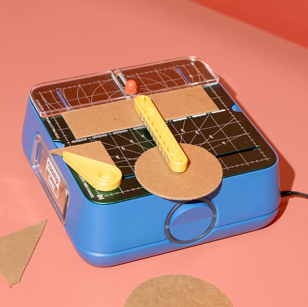 ChompShop - Maker Bundle (ChompSaw, table accessories, inventor's workbook, hole punch & scoring tool)