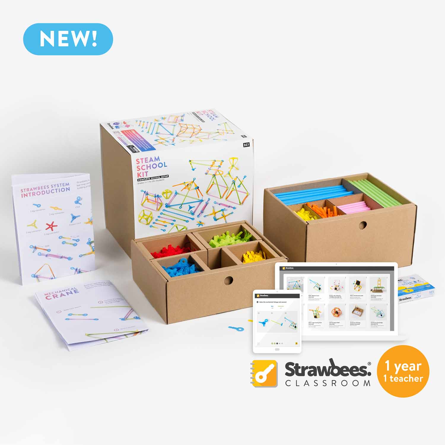 Strawbees STEAM Classroom - WhyMaker