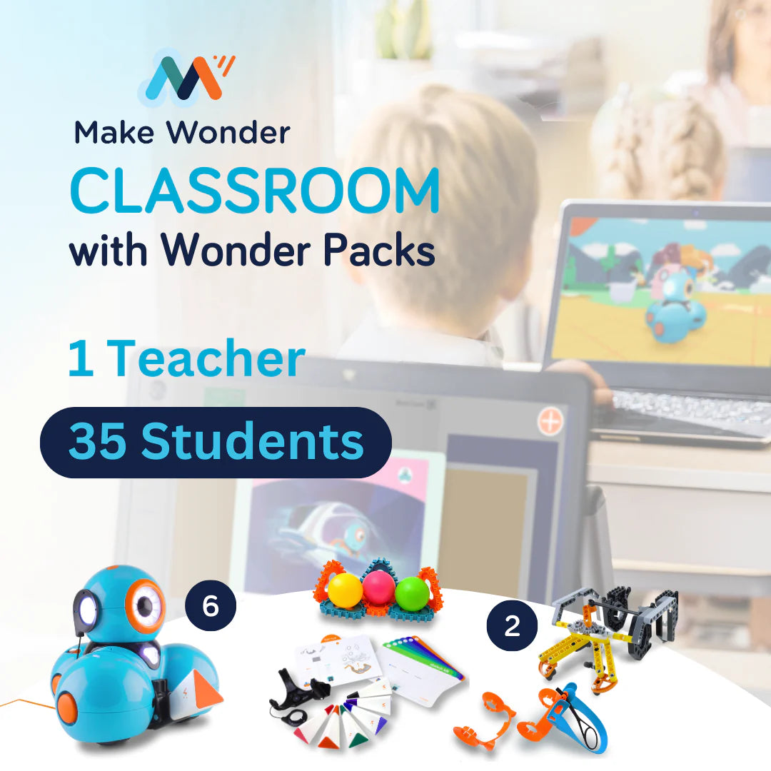 Wonder Workshop Make Wonder Classroom with Wonder Packs - WhyMaker