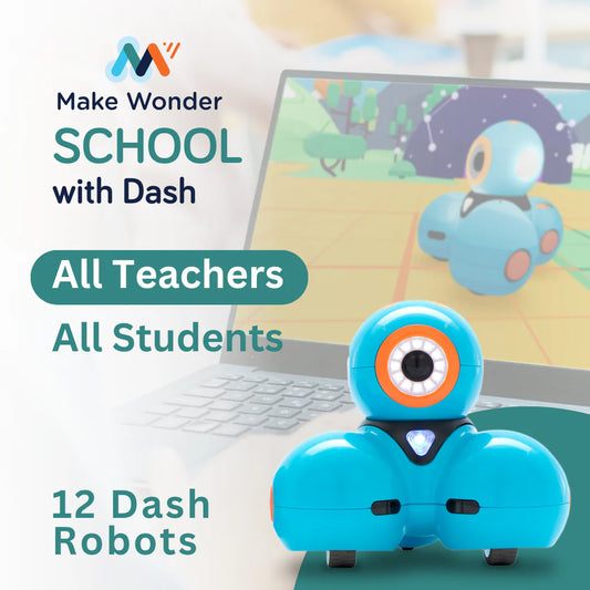 Wonder Workshop Make Wonder School with Dash ( w/ subscription) - WhyMaker