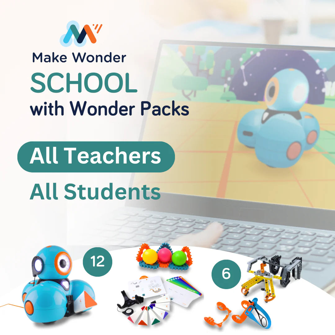 Wonder Workshop Make Wonder School with Wonder Packs (w/ subscription) - WhyMaker