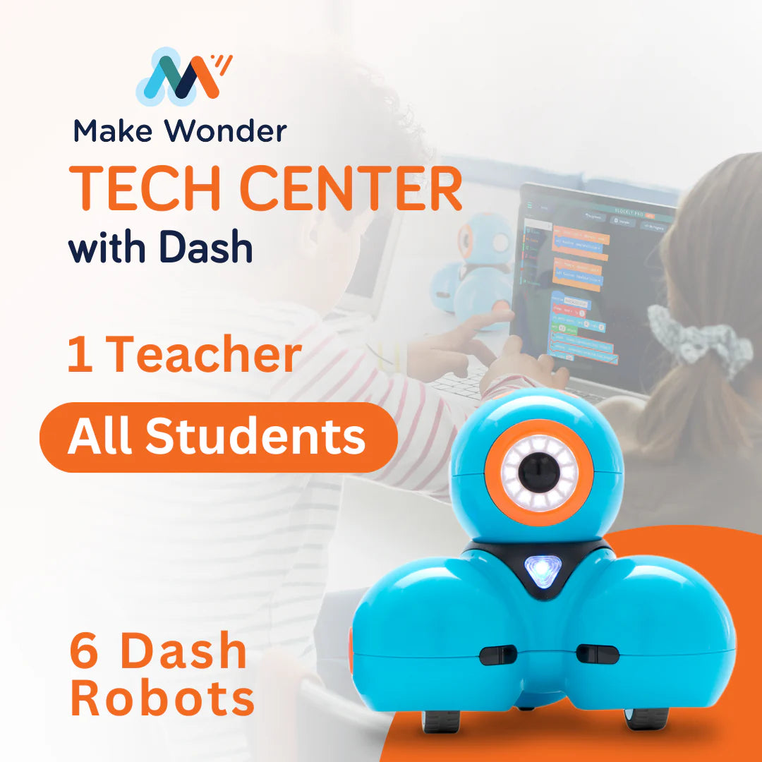 Wonder Workshop Make Wonder Tech Center with Dash (w/ subscription) - WhyMaker