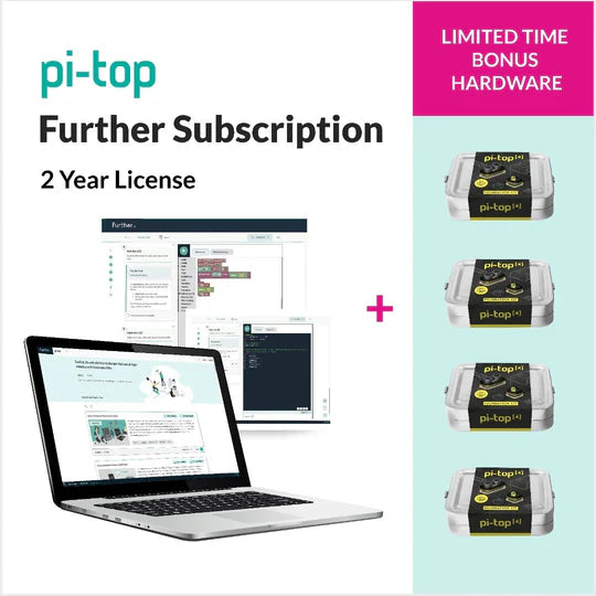 pi-top 2 Year Further License + Bonus Electronics - WhyMaker