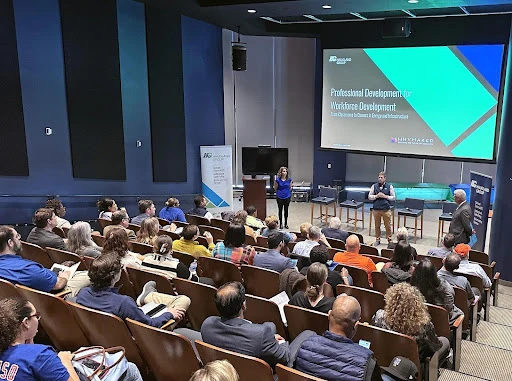 Educators at a professional development session