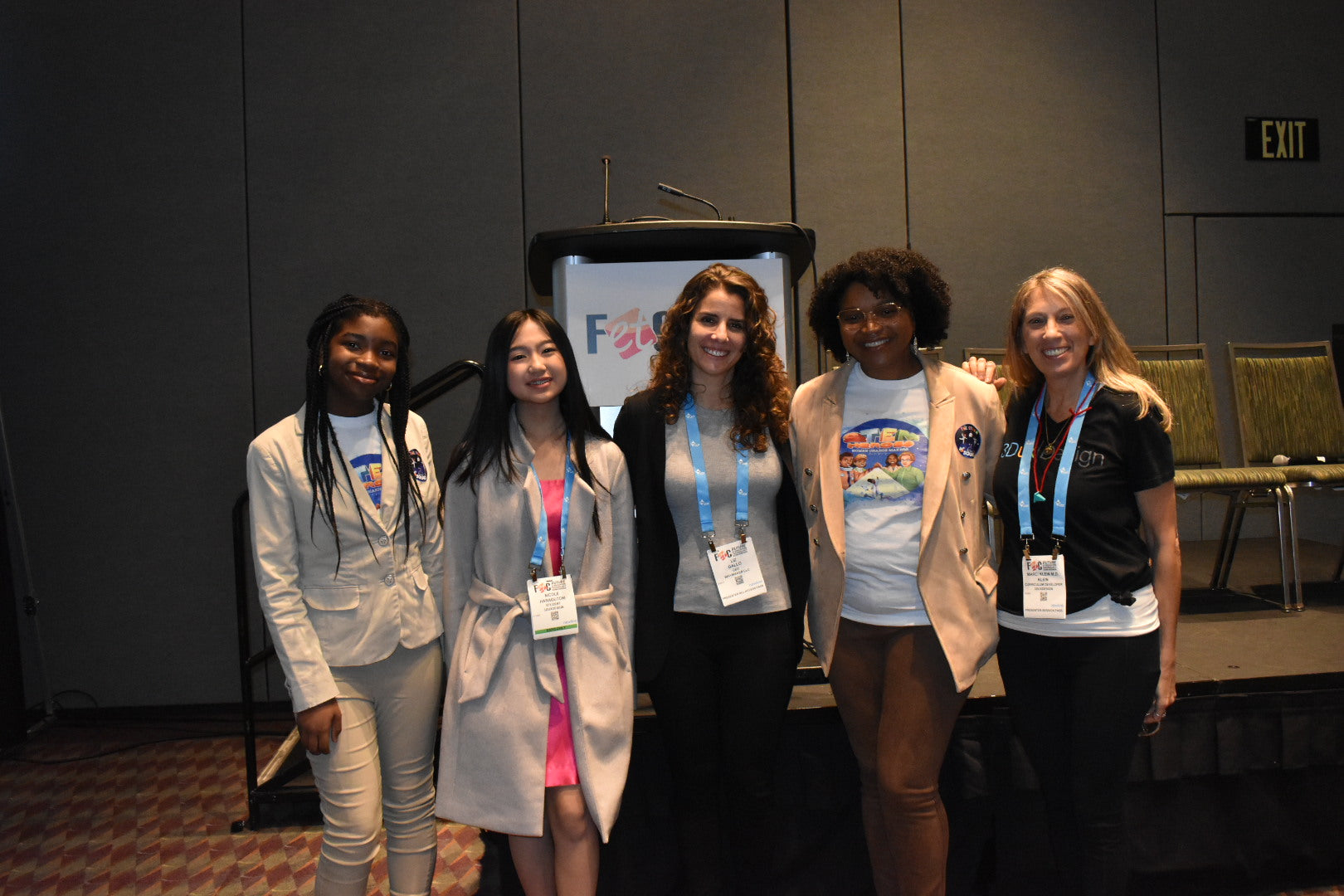 WhyMaker team with students and educators at a national education conference